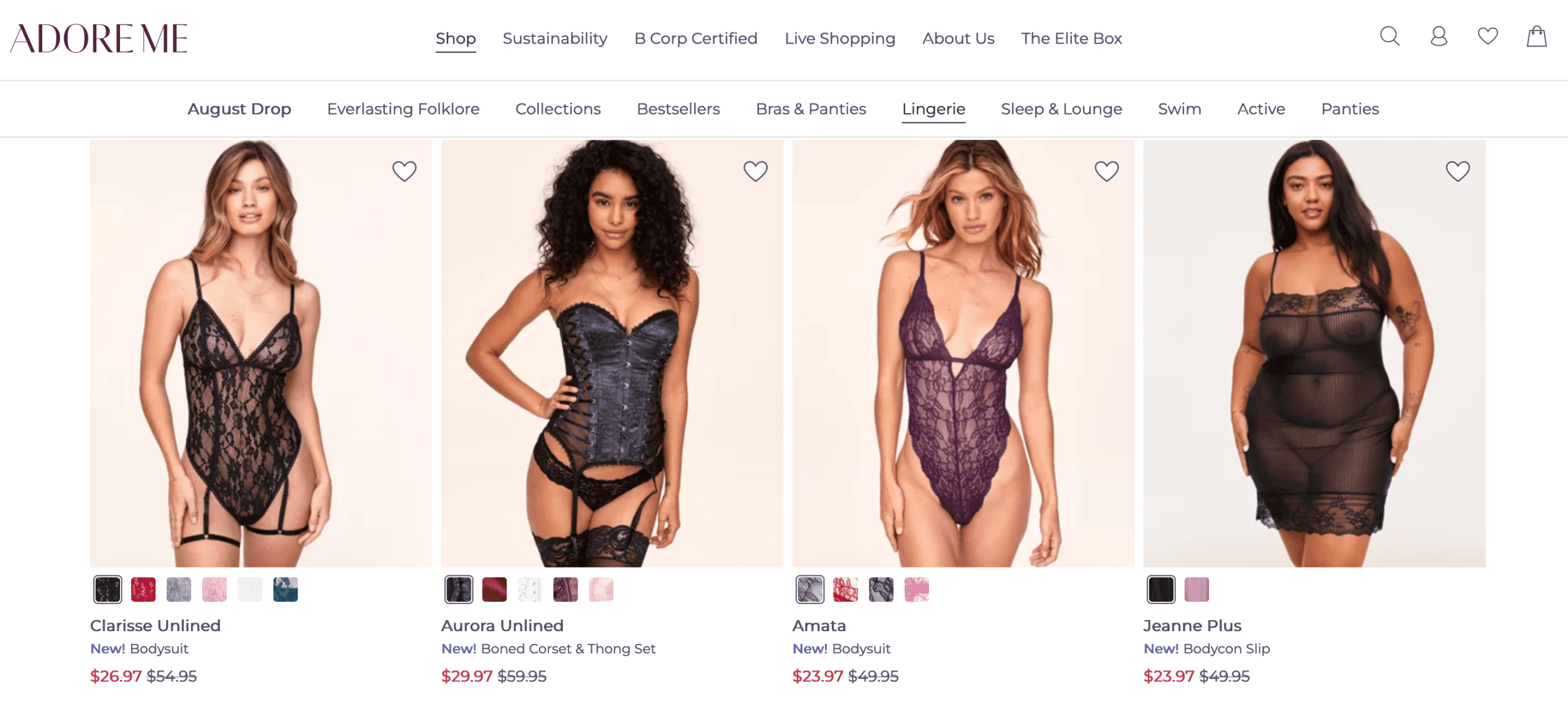 Adore Me Lingerie for boudoir