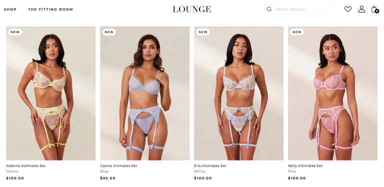 Lounge underwear for boudoir shoot