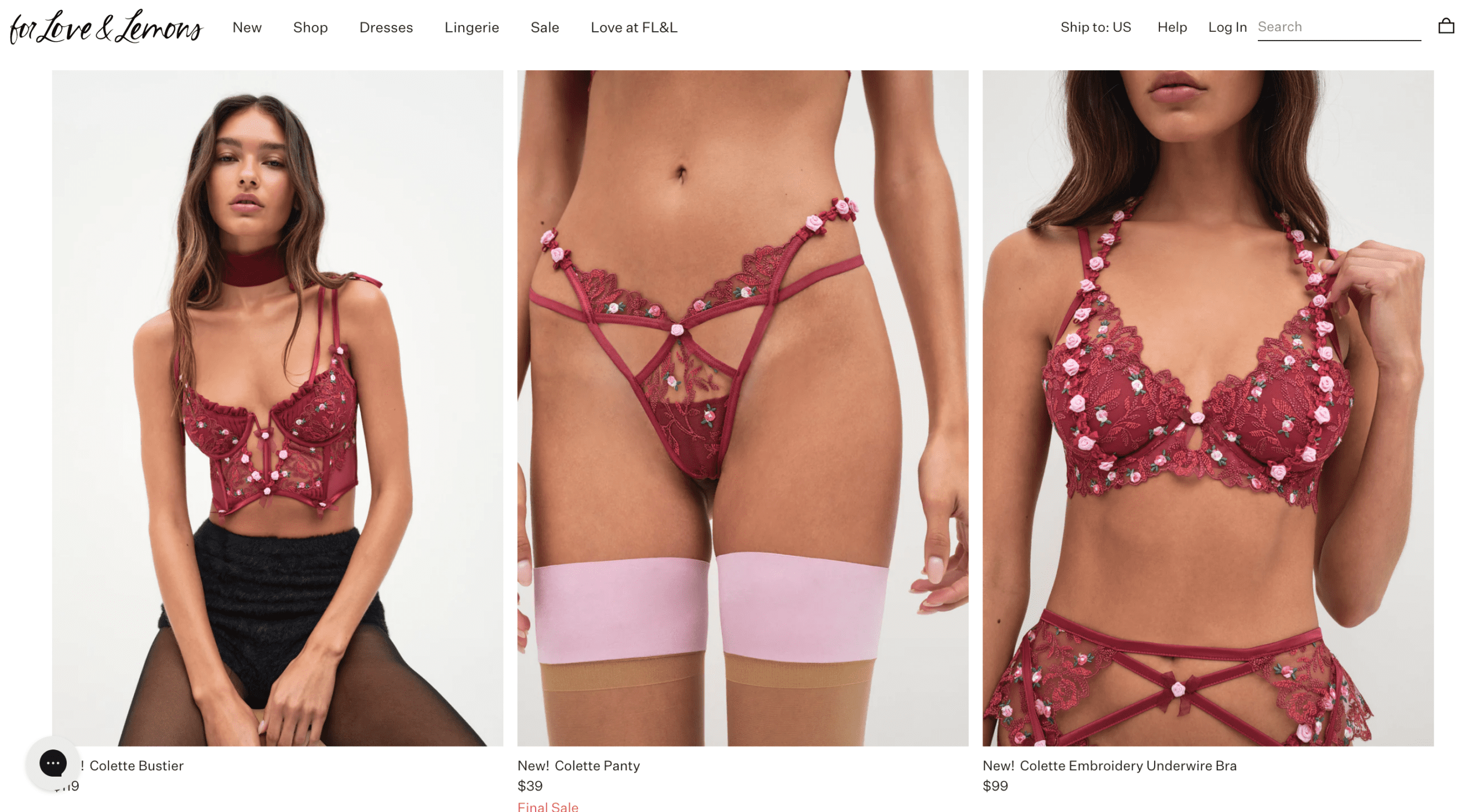 For Love and Lemons lingerie for boudoir photos