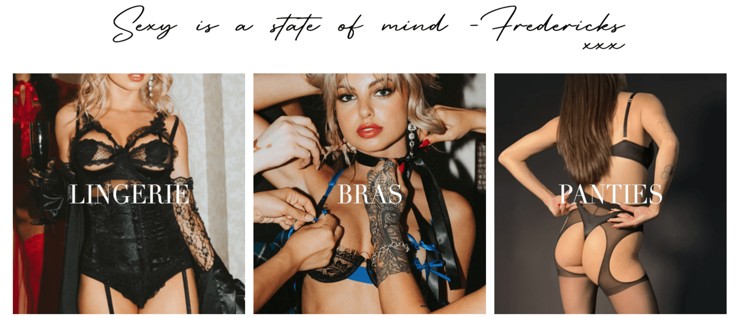 Frederick's of Hollywood lingerie for boudoir photos