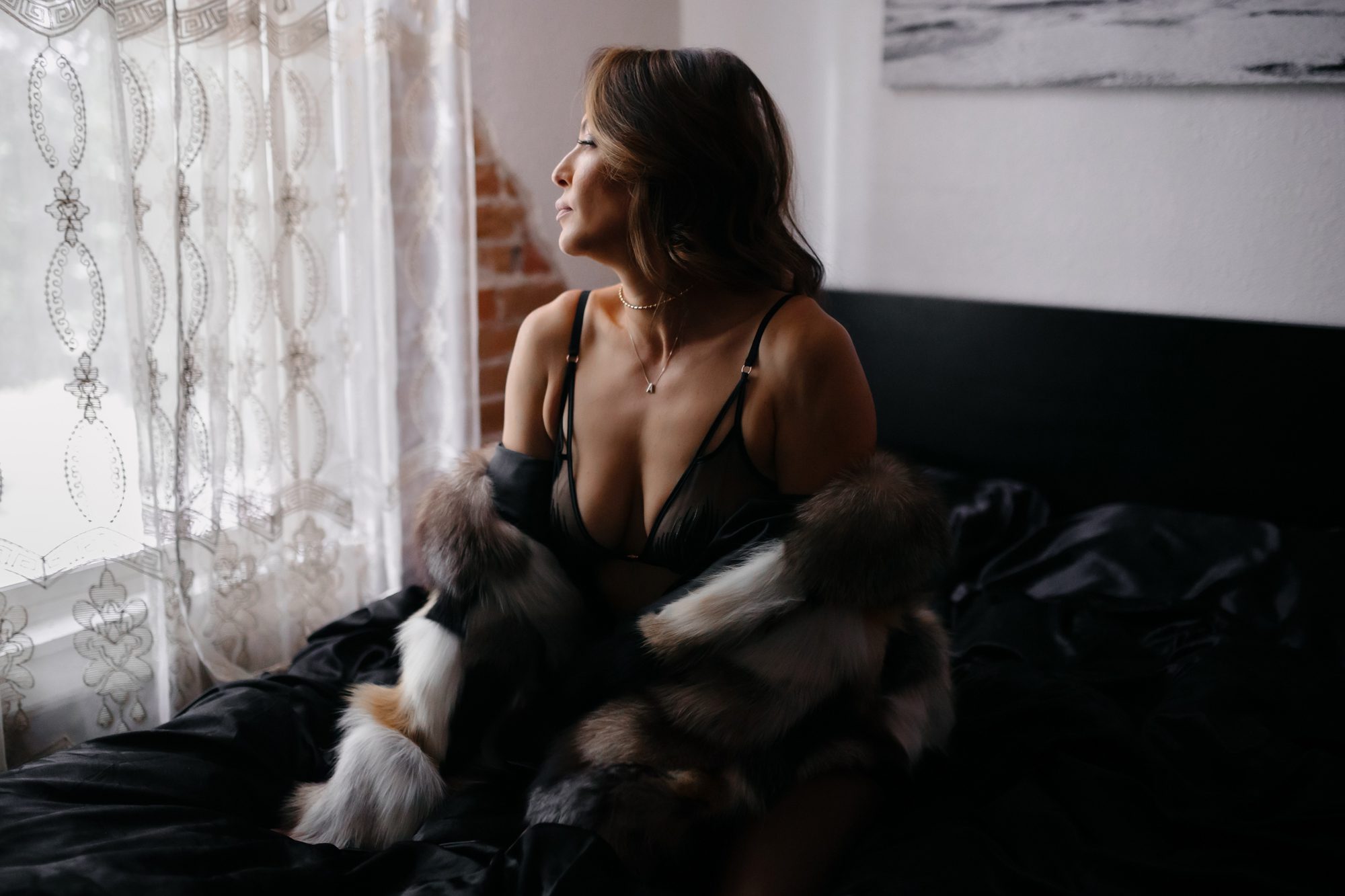 Denver boudoir photo inspiration in lingerie from Femme Fatale Intimates boutique