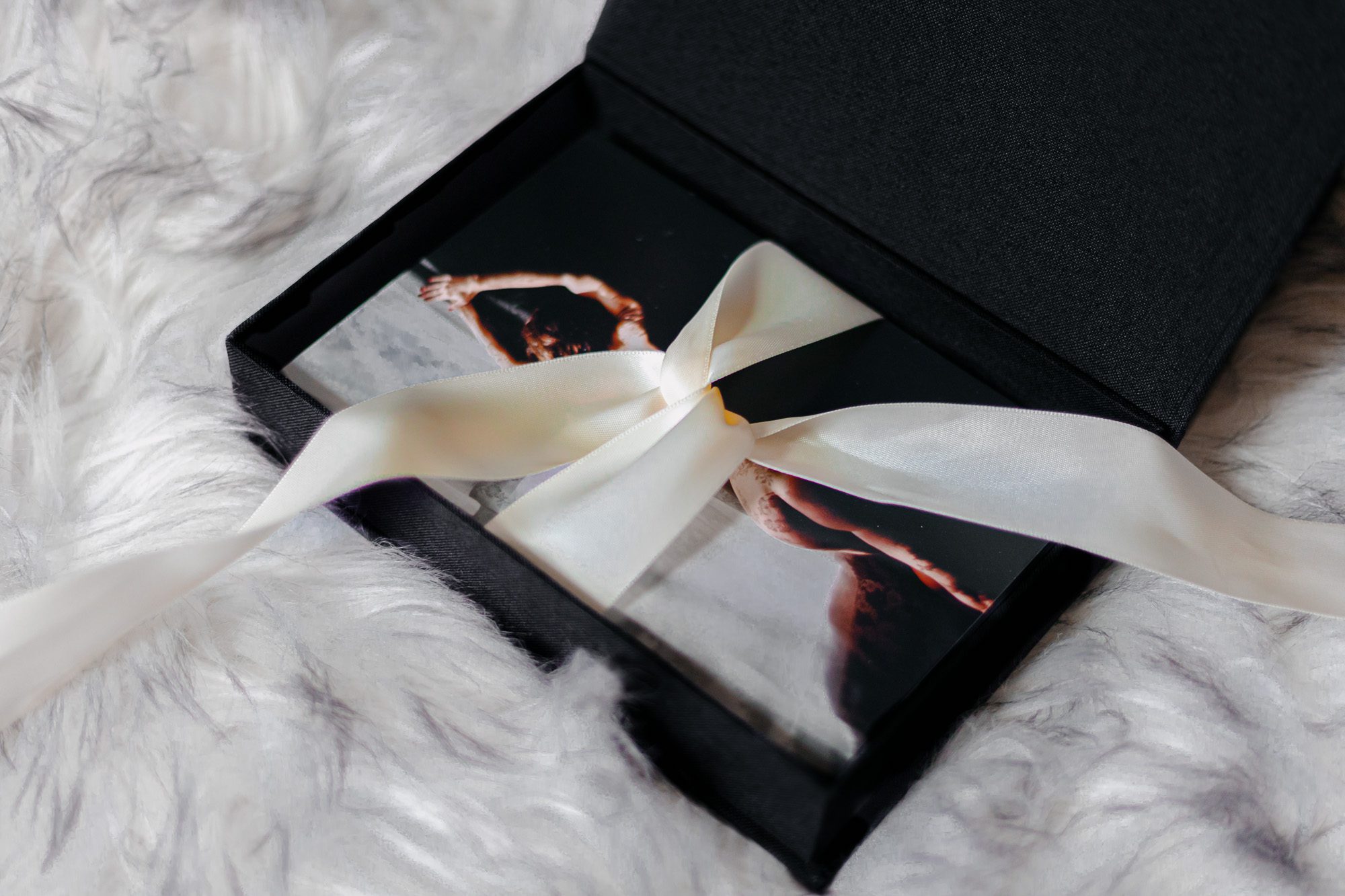 Photo of boudoir gift on rug
