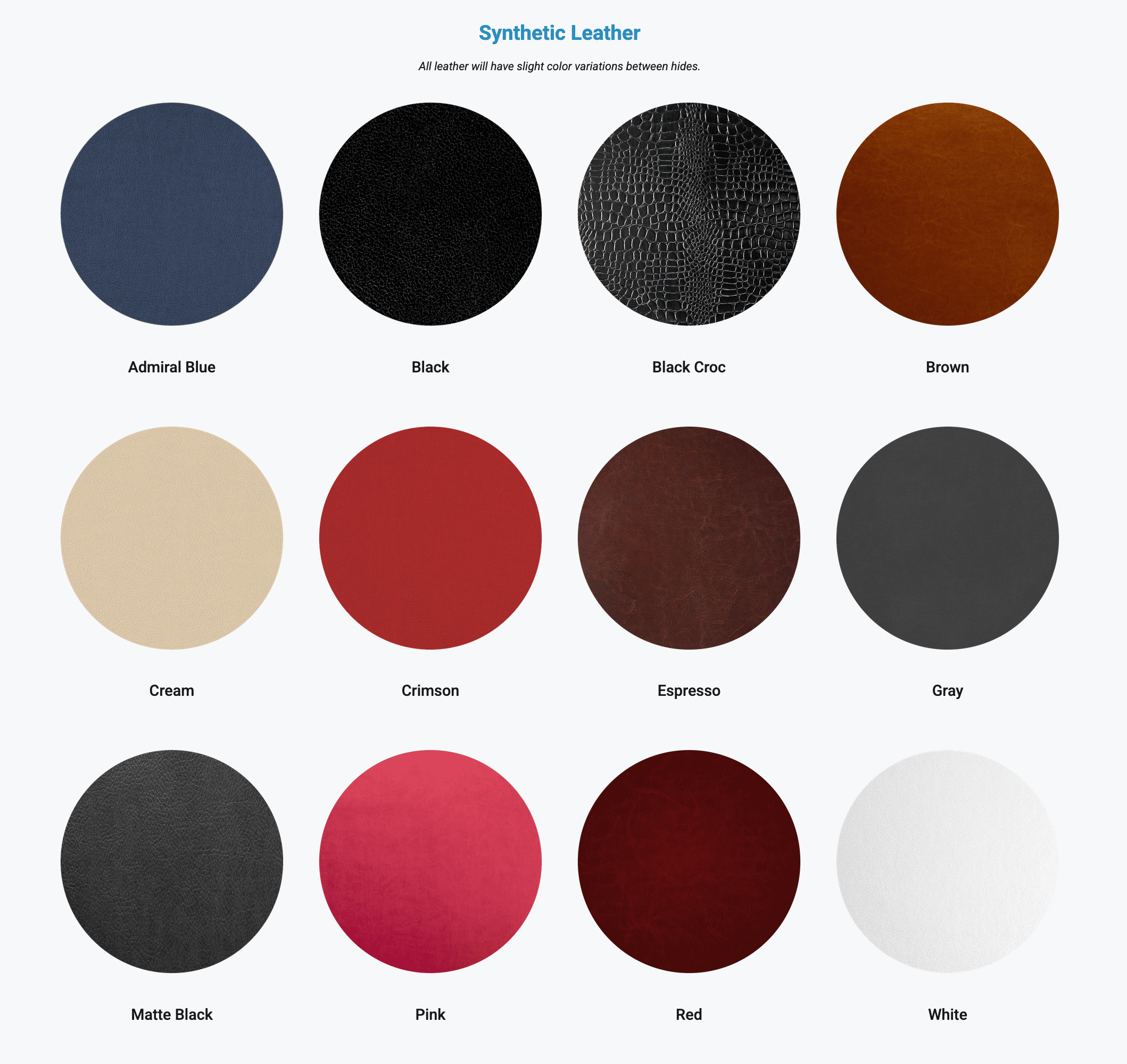Screenshot of boudoir album cover swatches