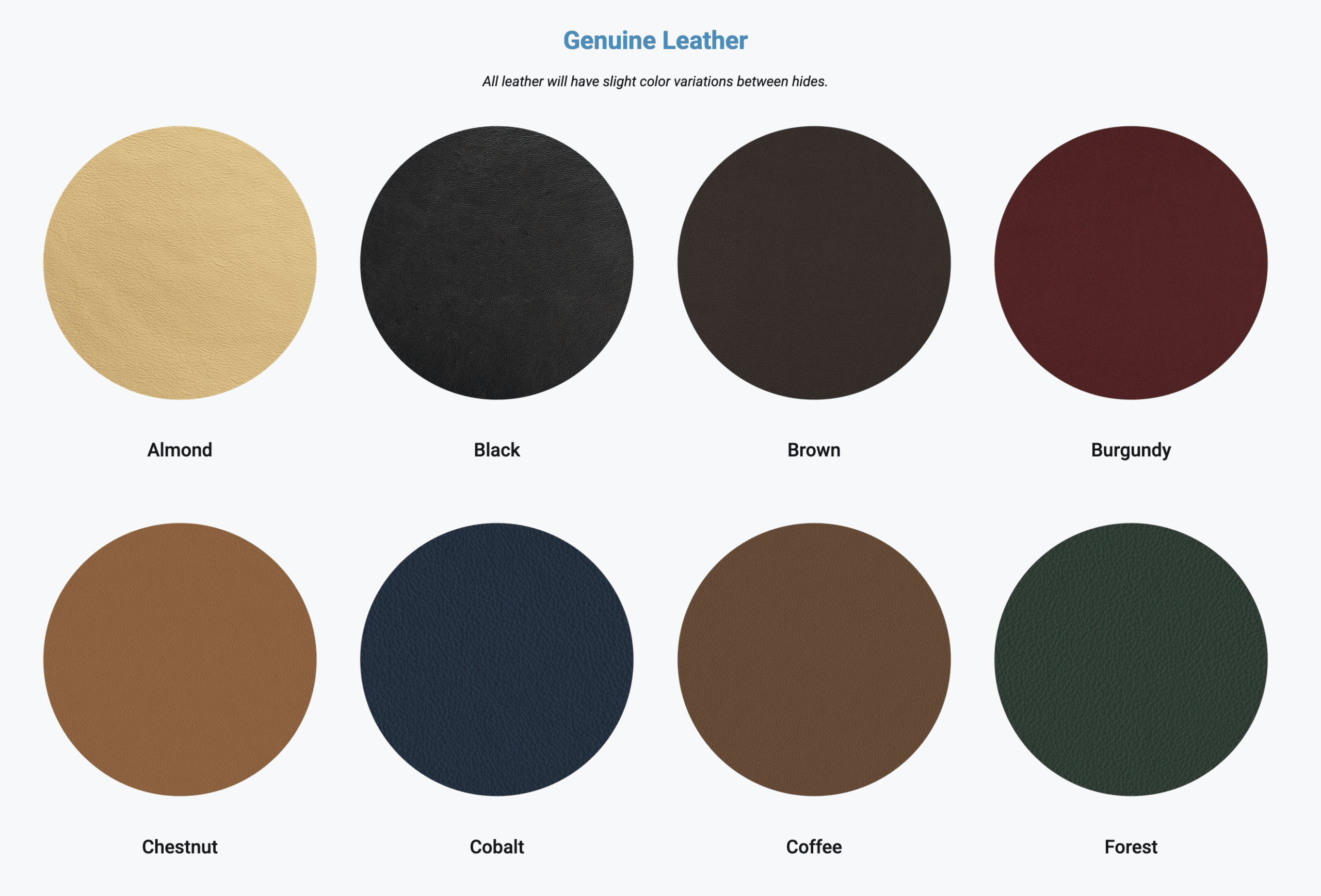 Screenshot of boudoir album covers in genuine leather